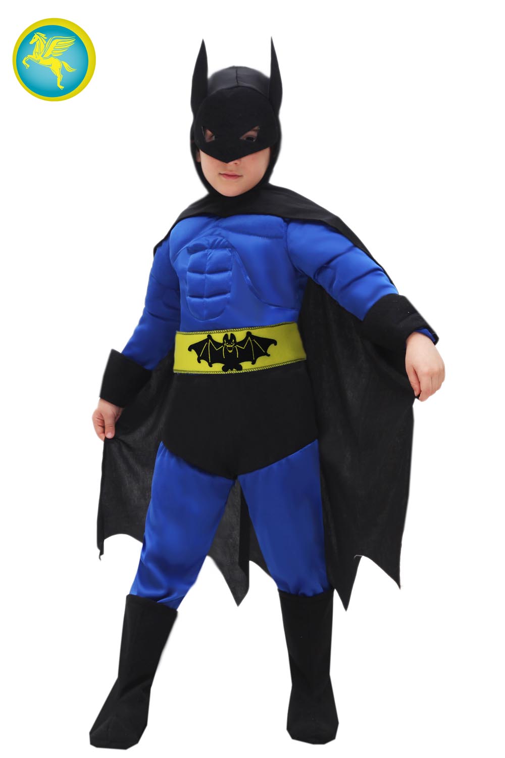 Costume da Pipistrello baby con muscoli di pegasus
